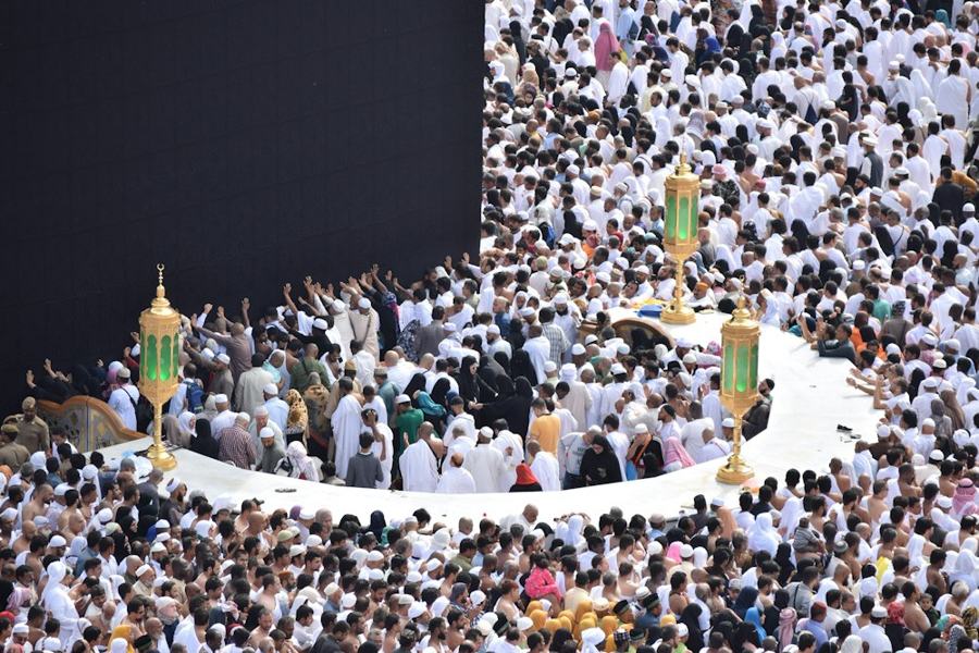 Foto ilustrasi suasana Makkah untuk pilihan paket